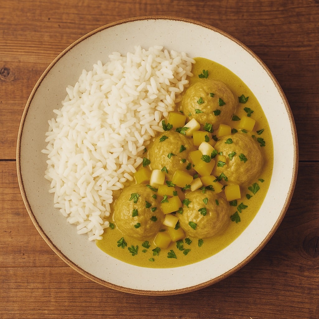 Boller i karry – kongen af hverdagsmad 

Der er bare noget ved duften af karry, der fylder hele huset, når man løfter låget af gryden.
Bløde kødboller i en cremet, gylden sauce – og så lige et frisk pift af æble og mango på toppen 🍏🥭
Nem at lave. Hurtig at elske.
Og ja… den smager endnu bedre dagen efter 💪

👉 Find hele opskriften på herrekokken.dk

#herrekokken #bollerikarry #nemmad #hverdagsmad #mændikøkkenet #comfortfood #danskklassiker #aftensmad #madglæde #karryret #aftensmadpå30min #opskrift #madbloggerdk #madinspiration